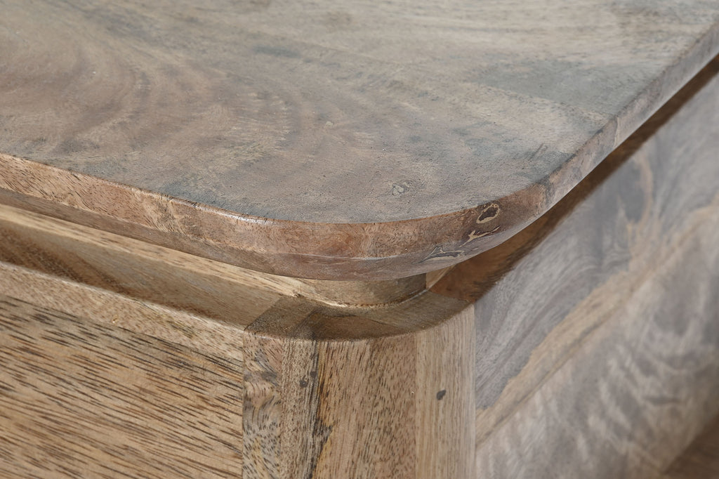 CONSOLE HANDLE METAL 116X40X77 NATURAL