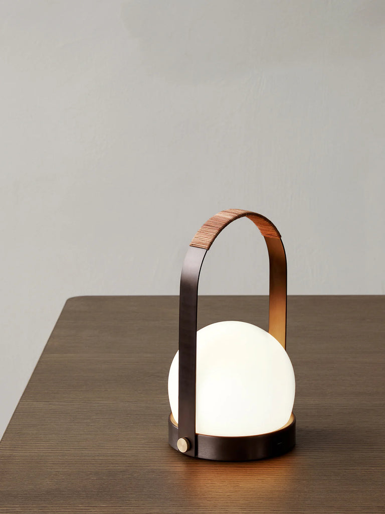 NORM ARCHITECTS Carrie Table Lamp, Portable, Brass