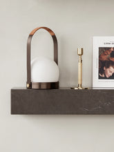 Load image into Gallery viewer, Carrie Table Lamp, Portable, Brass
