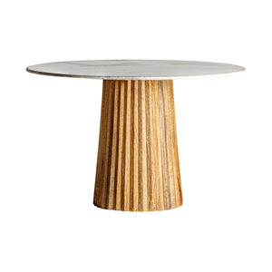 DINING TABLE WOOD & MARBLE