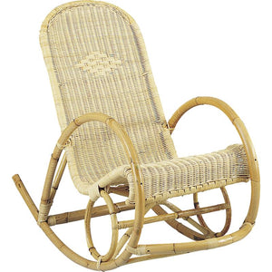 Rattan rocking-chair