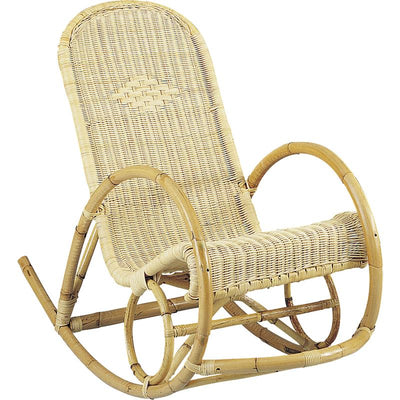Rattan rocking-chair