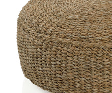 Load image into Gallery viewer, ROUND POUF SEAGRASS Ø60X20 CM