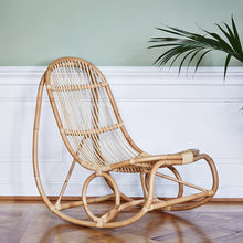 Load image into Gallery viewer, nanny rocking chair, nanny rattan chair, rattan lounge chair, nanny lounge chair, rattan lounge chair Limassol, rattan lounge chair Cyprus, rattan chair Limassol, rattan chair Cyprus, Sika rattan chair Limassol, Sika rattan chair Cyprus