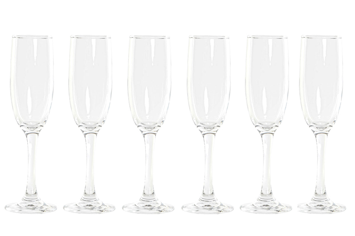 CUP SET 6 GLASS 6,5X6,5X22,5 175ML, CAVA