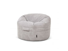 Load image into Gallery viewer, Bean bag Roll 80 Waves White Grey