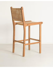 Load image into Gallery viewer, Teak bar stool