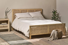 Load image into Gallery viewer, Cane &amp; Mango Wood Bed - Super King