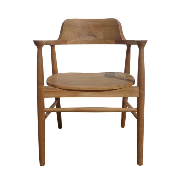 Solid Teak Wood chair with armrest