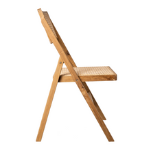 Carica l'immagine nel visualizzatore di Gallery, Teak foldable chair