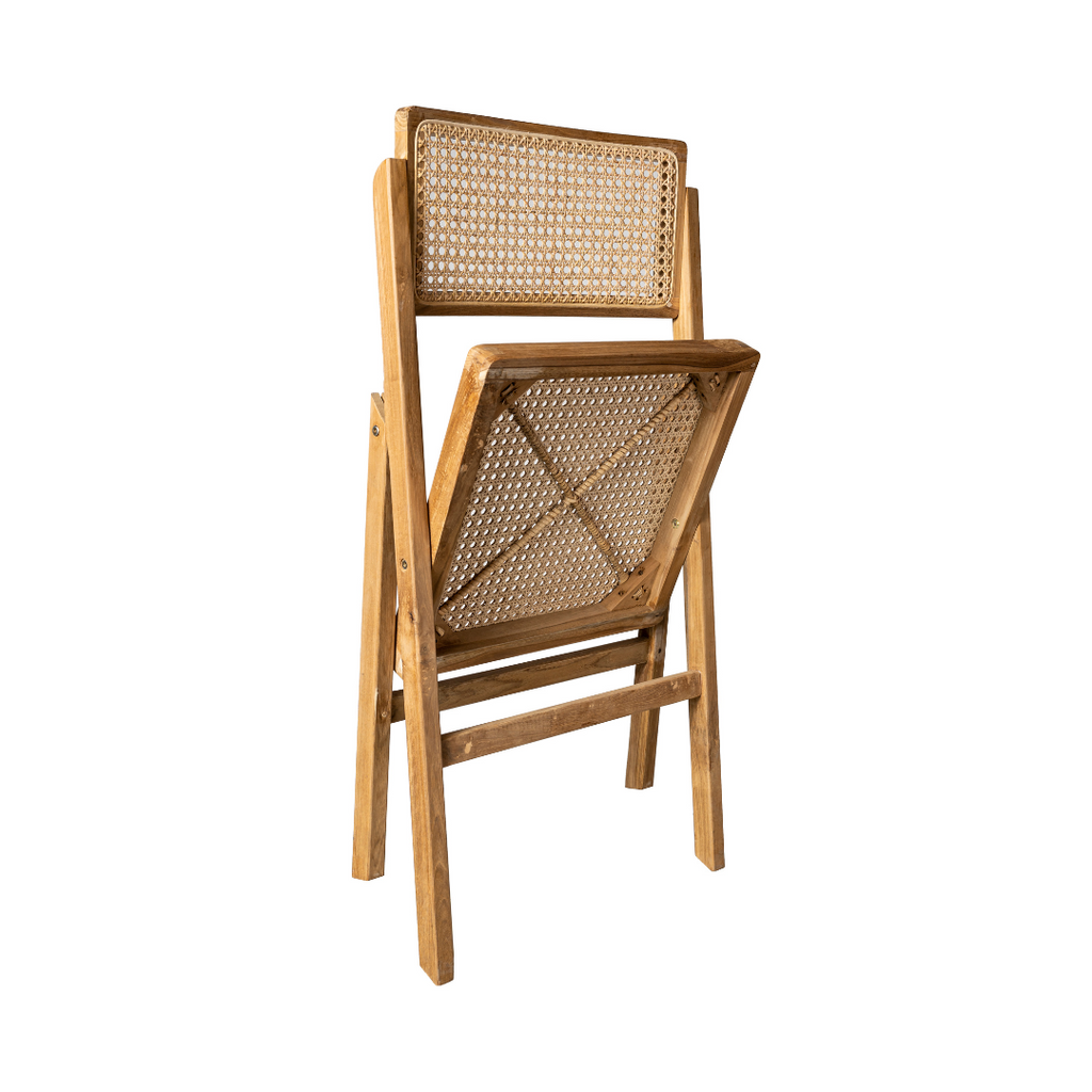 Teak foldable chair
