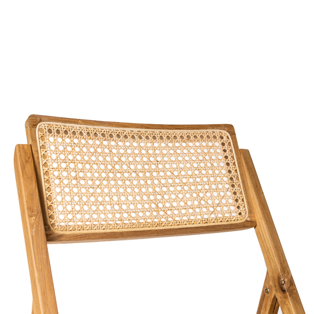 Teak foldable chair