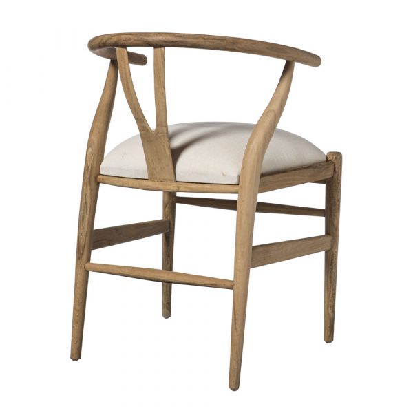 Wishbone Chair with upholstered seat