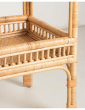 Load image into Gallery viewer, Rattan side table/console