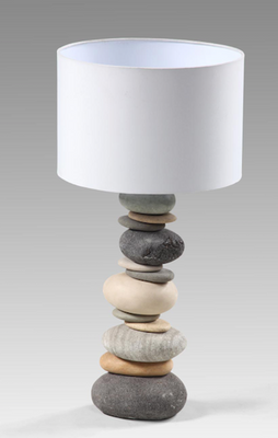 STONE TABLE LAMP BIG