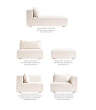 Cargar imagen en el visor de la galería, LINEN MODULAR SOFA