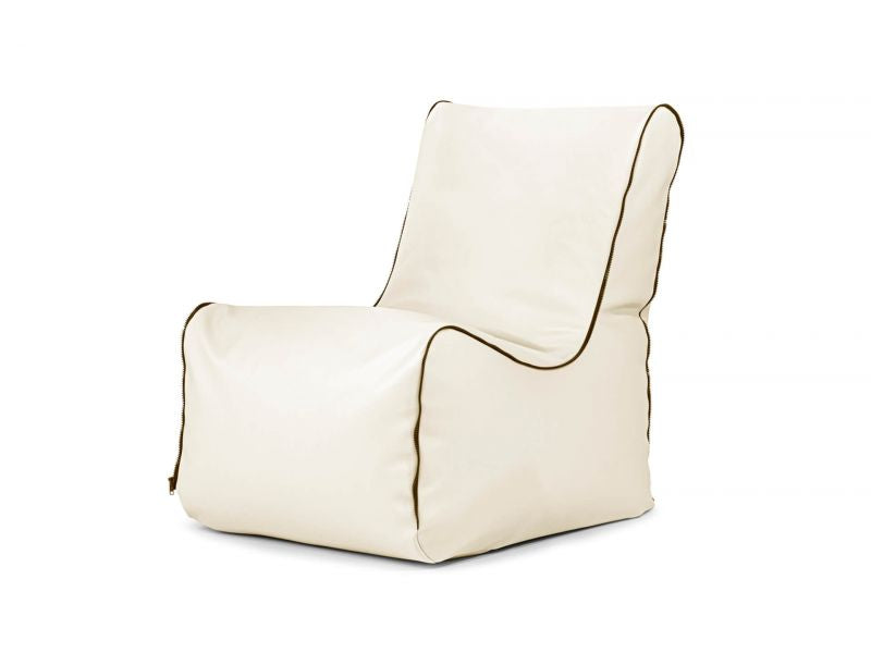 Bean bag Seat Zip Outside Beige