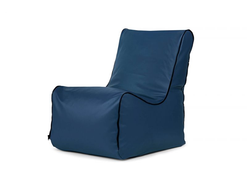 Bean bag Seat Zip Outside Dark Blue