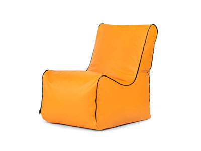 Bean bag Seat Zip Outside Orange