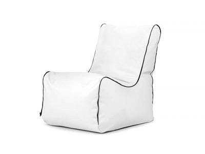 Bean bag Seat Zip Outside White