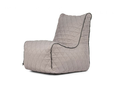 Bean bag Seat Zip Quilted Nordic Concrete