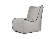 Carica l'immagine nel visualizzatore di Gallery, Bean bag Seat Zip Colorin White Grey