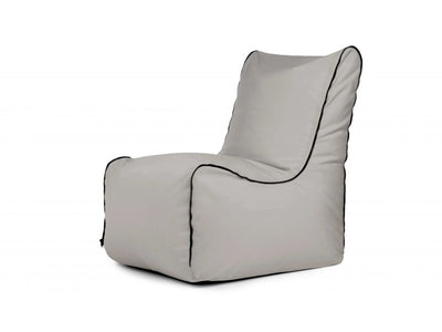 Bean bag Seat Zip Colorin White Grey