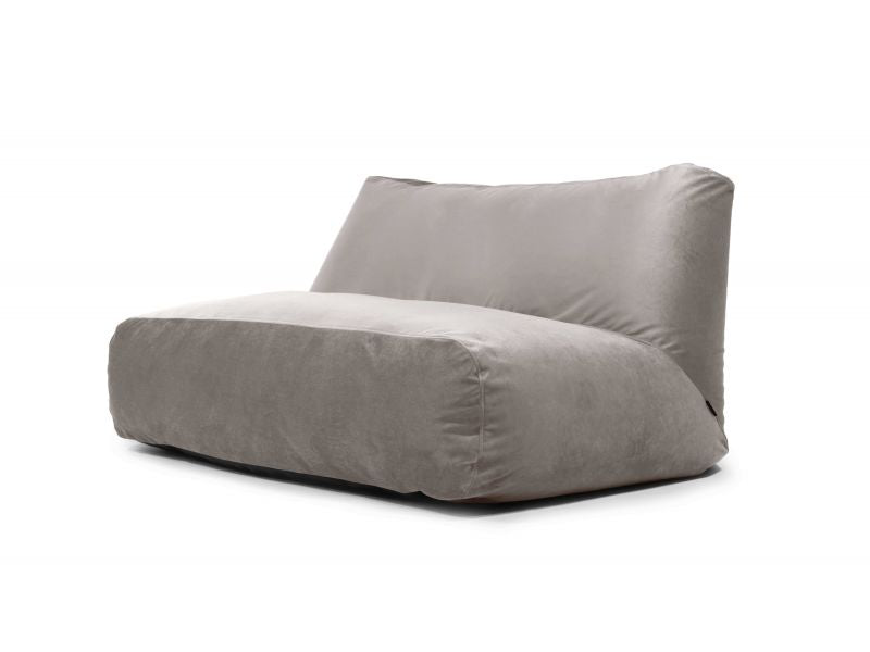 Bean bag Sofa Tube 160 Barcelona White Grey