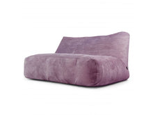 Carica l'immagine nel visualizzatore di Gallery, Bean bag Sofa Tube 160 Waves Lilac