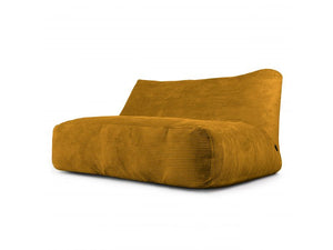 Bean bag Sofa Tube 160 Waves Mustard