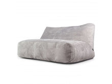 Load image into Gallery viewer, Bean bag Sofa Tube 160 Waves White Grey