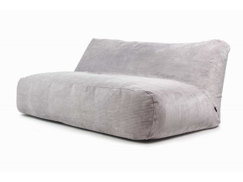 Bean bag Sofa Tube 190 Waves White Grey