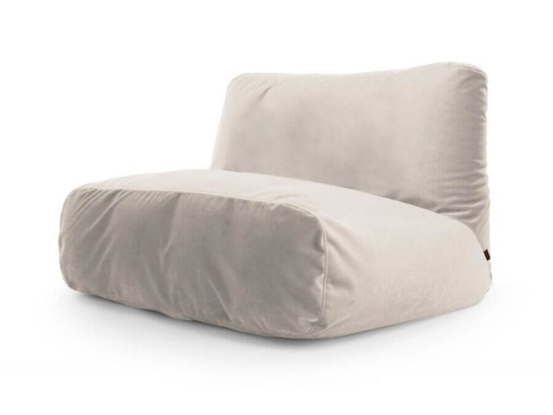 Bean bag Sofa Tube Barcelona White Grey