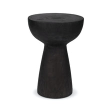 Cargar imagen en el visor de la galería, Suar Stool Charcoal Black