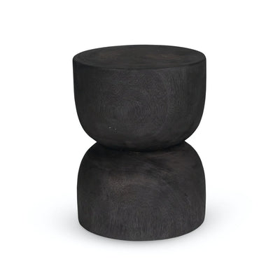 Suar Stool - Charcoal Black