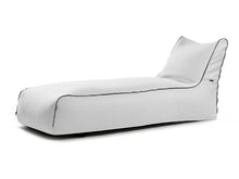 Cargar imagen en el visor de la galería, Bean bag Sunbed Zip Capri White Grey