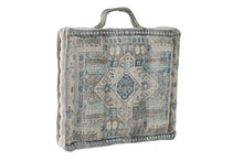Load image into Gallery viewer, FLOOR CUSHION COTTON 40X40X10 BLUE