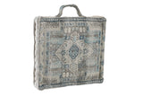 FLOOR CUSHION COTTON 40X40X10 BLUE