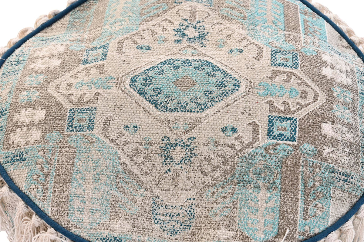 FLOOR CUSHION COTTON 40X40X40 FLECOS BLUE