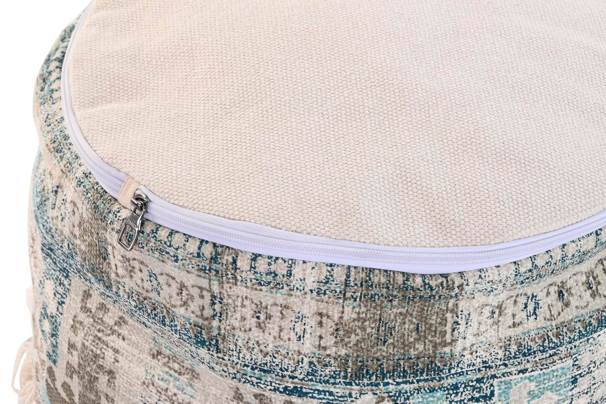 FLOOR CUSHION COTTON 40X40X40 FLECOS BLUE