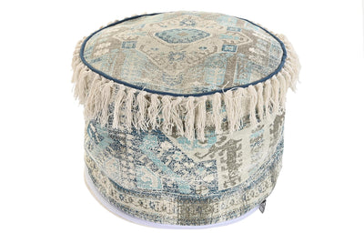 FLOOR CUSHION COTTON 40X40X40 FLECOS BLUE