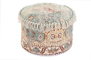 FLOOR CUSHION COTTON 46X46X37 FLECOS GREEN