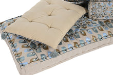 Load image into Gallery viewer, ARMCHAIR SET 4 COTTON 150X76X20 DOUBLE BLUE