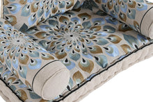 Load image into Gallery viewer, ARMCHAIR SET 4 COTTON 90X55X18 DOUBLE BLUE