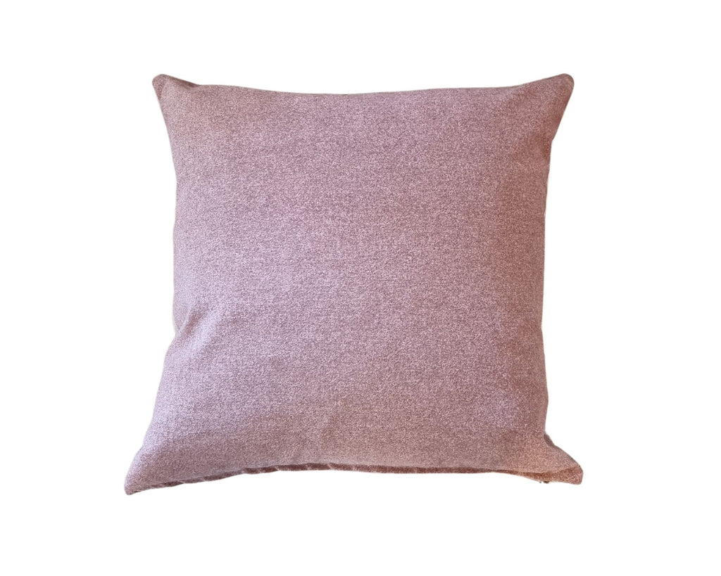 Double sided blush square cushion