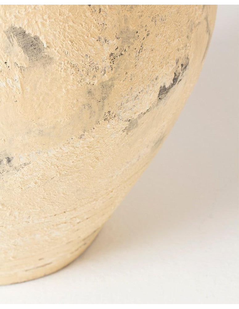 Decorative terracotta vase