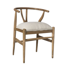 Charger l&#39;image dans la galerie, Wishbone Chair with upholstered seat