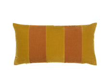 Load image into Gallery viewer, Stripe Velvet 40x80 #golden olive/curry