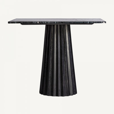 BAR TABLE PLISSÉ WOOD