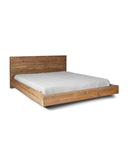 Bed 180 Untreated solid reclaimed teak